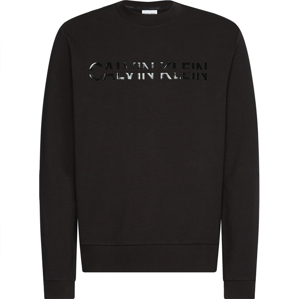 Calvin Klein Matt Shine Split Logo Sweatshirt M Ck Black günstig online kaufen