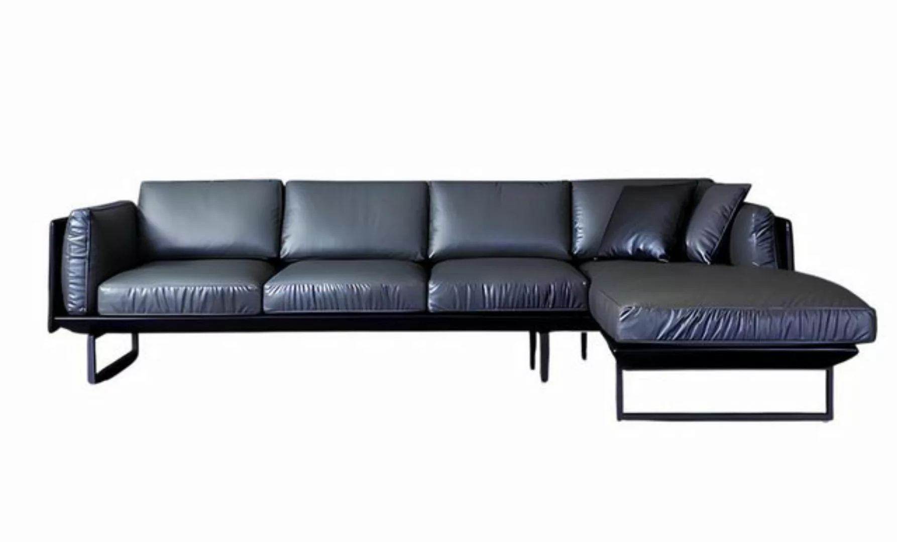 Xlmoebel Ecksofa Wohnzimmer Ecksofa aus Leder in italienischem Design, 1 Te günstig online kaufen