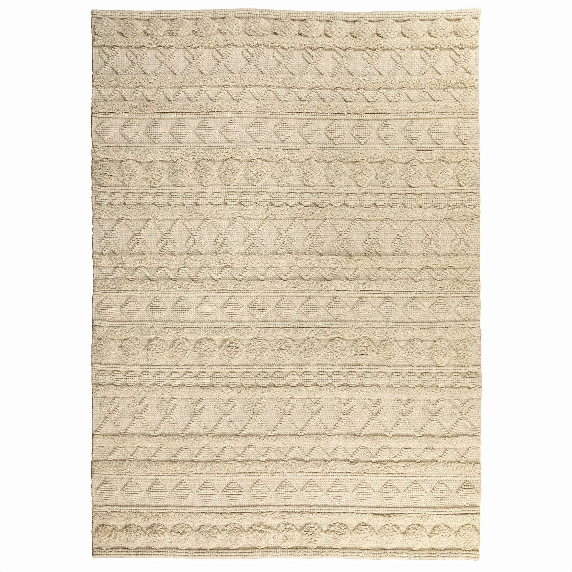Steffensmeier Wollteppich Havana, Rechteckig, Kurzflor Teppich, günstig online kaufen