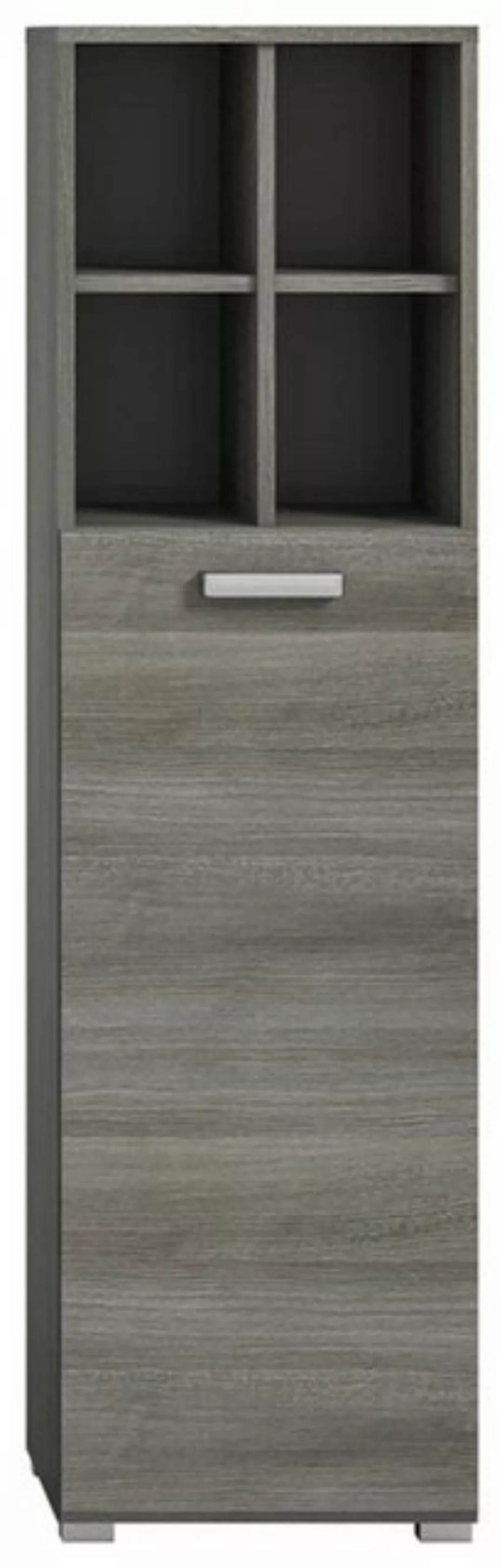 xonox.home Hochschrank in Rauchsilber - 40x146x33cm (BxHxT) günstig online kaufen