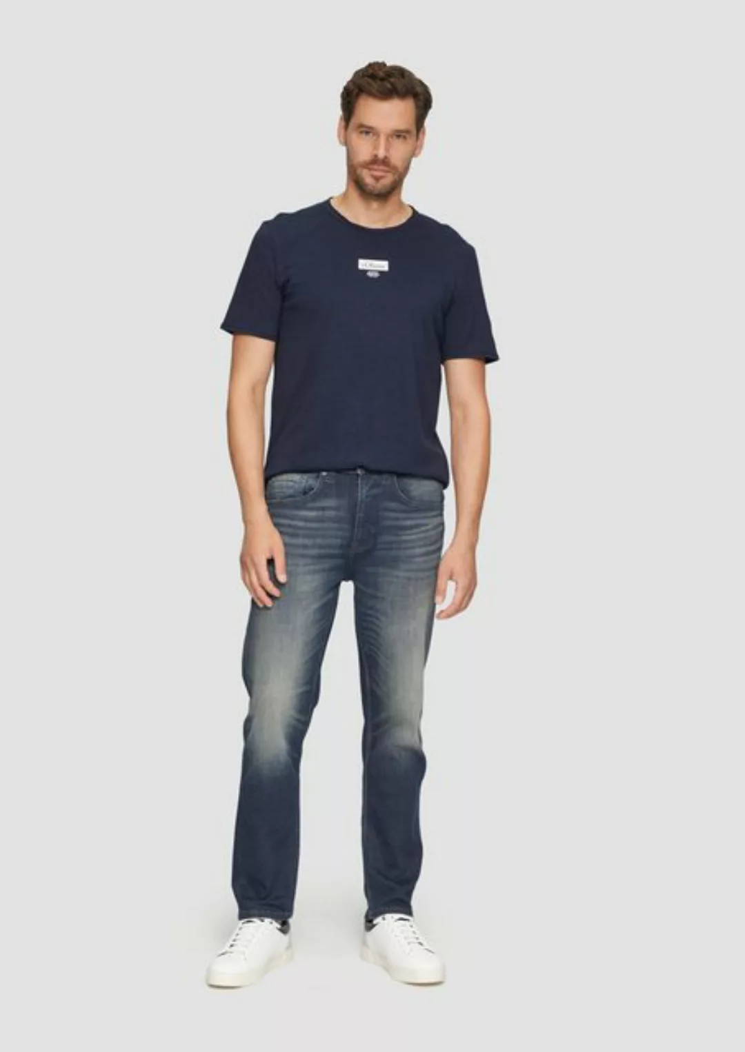 s.Oliver Stoffhose Jeans Mauro / Regular Fit / Mid Rise / Tapered Leg Blend günstig online kaufen