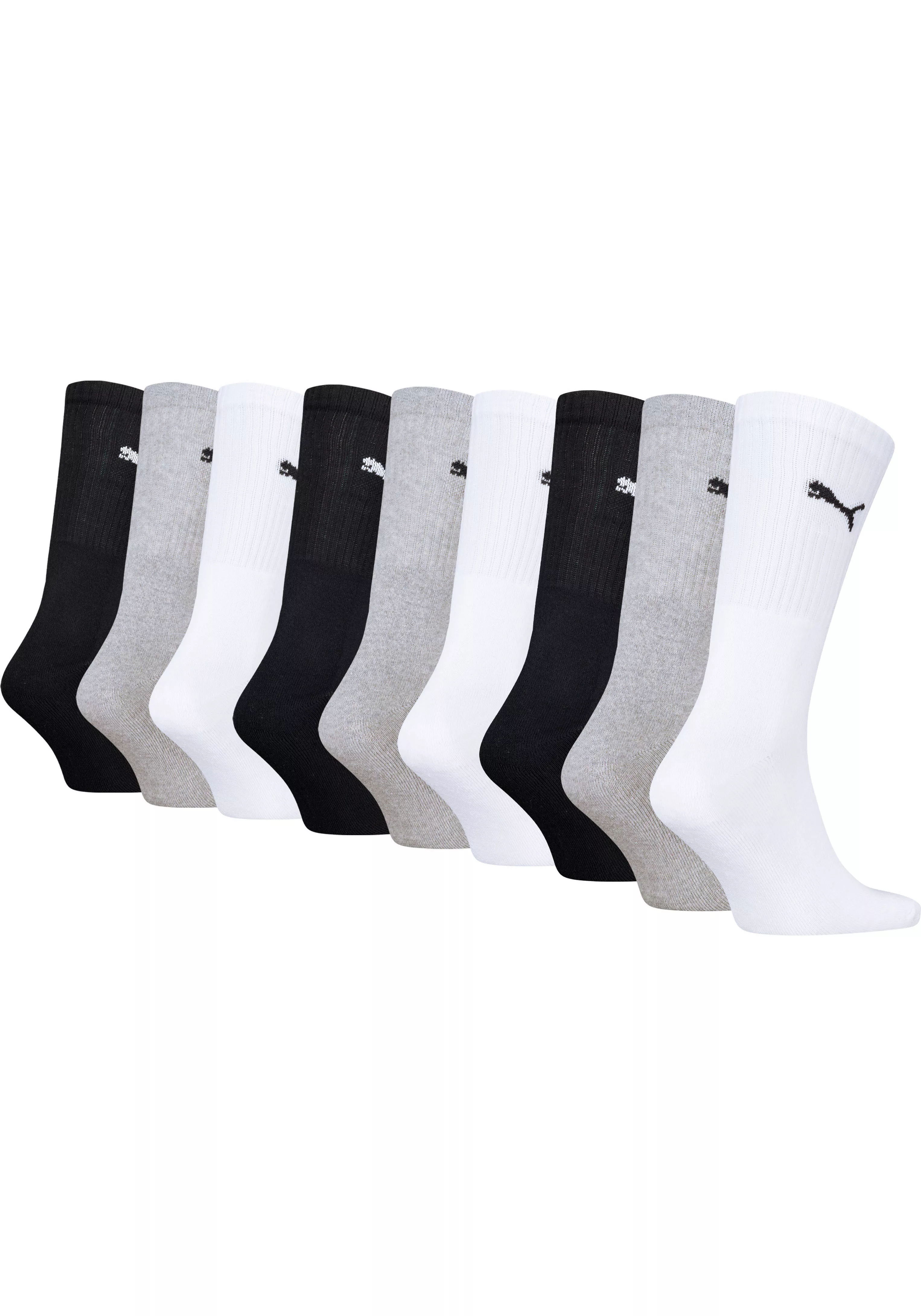 PUMA Sportsocken, (9er-Pack), mit klassischer Rippe günstig online kaufen