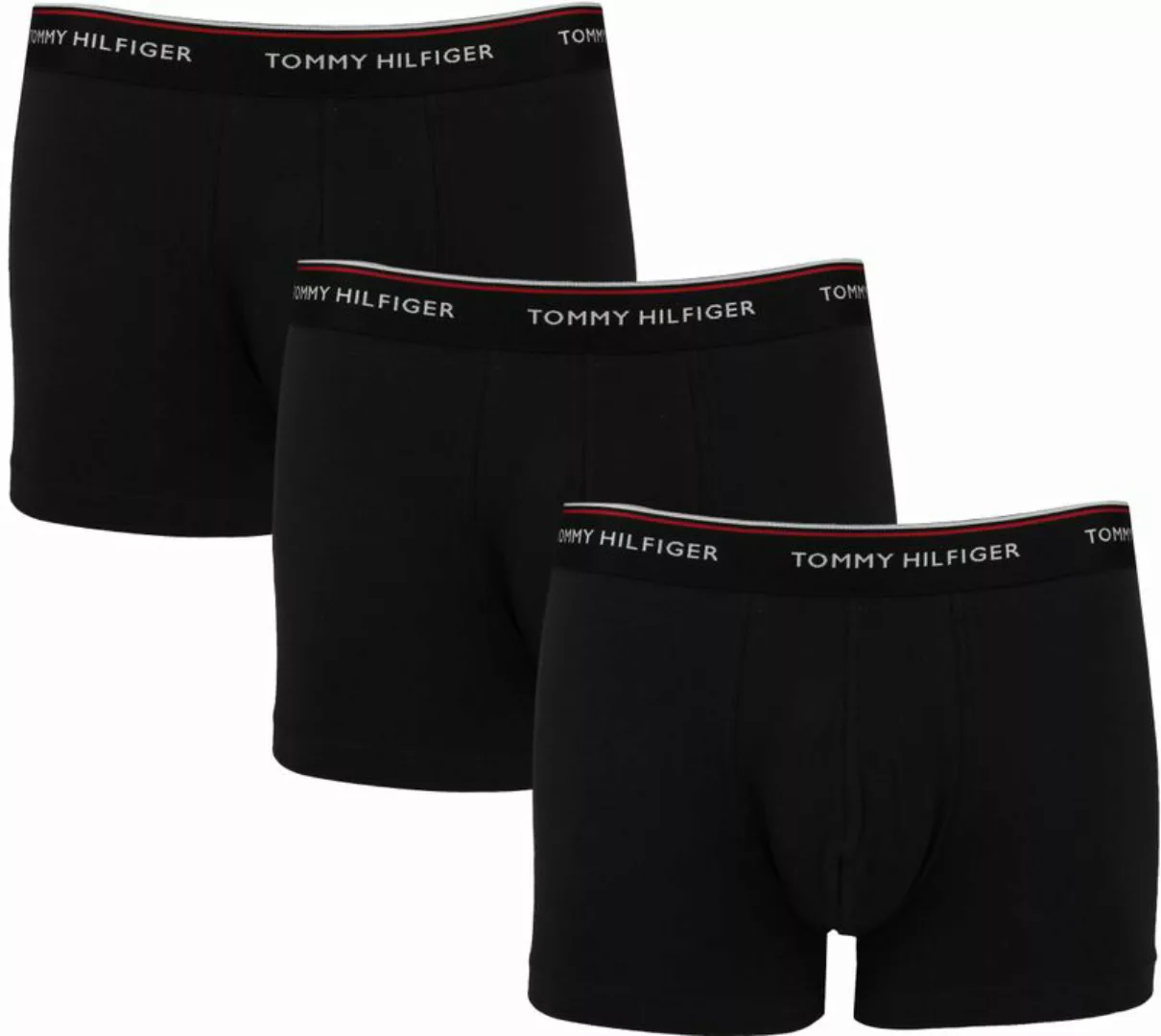 Tommy Hilfiger Shorts 3er-Pack Trunk Schwarz - Größe S günstig online kaufen