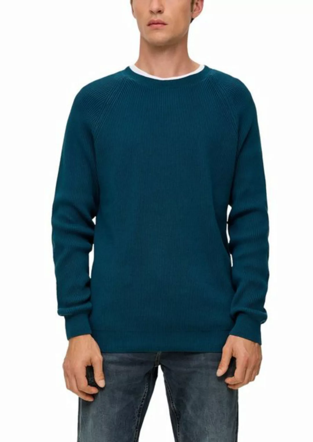 s.Oliver Strickpullover in feiner Rippoptik günstig online kaufen