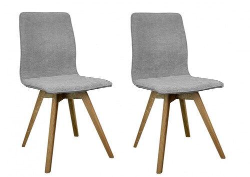 andas Esszimmerstuhl "Rania", (Set), 2 St., Microfaser, Massivholzgestell, günstig online kaufen
