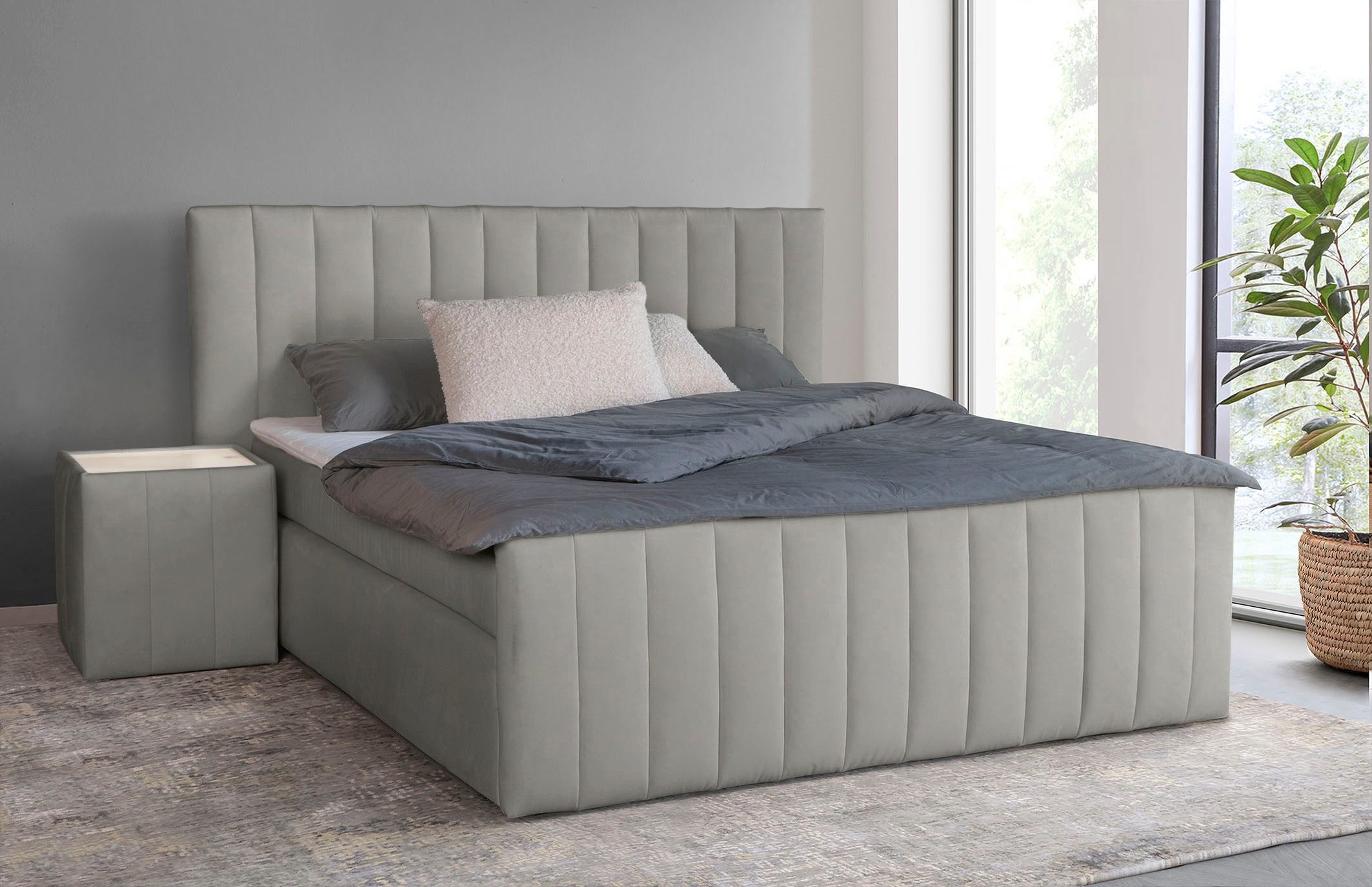 COLLECTION AB Boxspringbett "Ninoni", inkl. Bettkasten, Topper und wahlweis günstig online kaufen