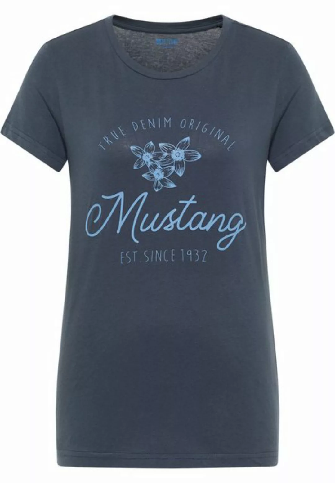 MUSTANG Kurzarmshirt Print-Shirt günstig online kaufen