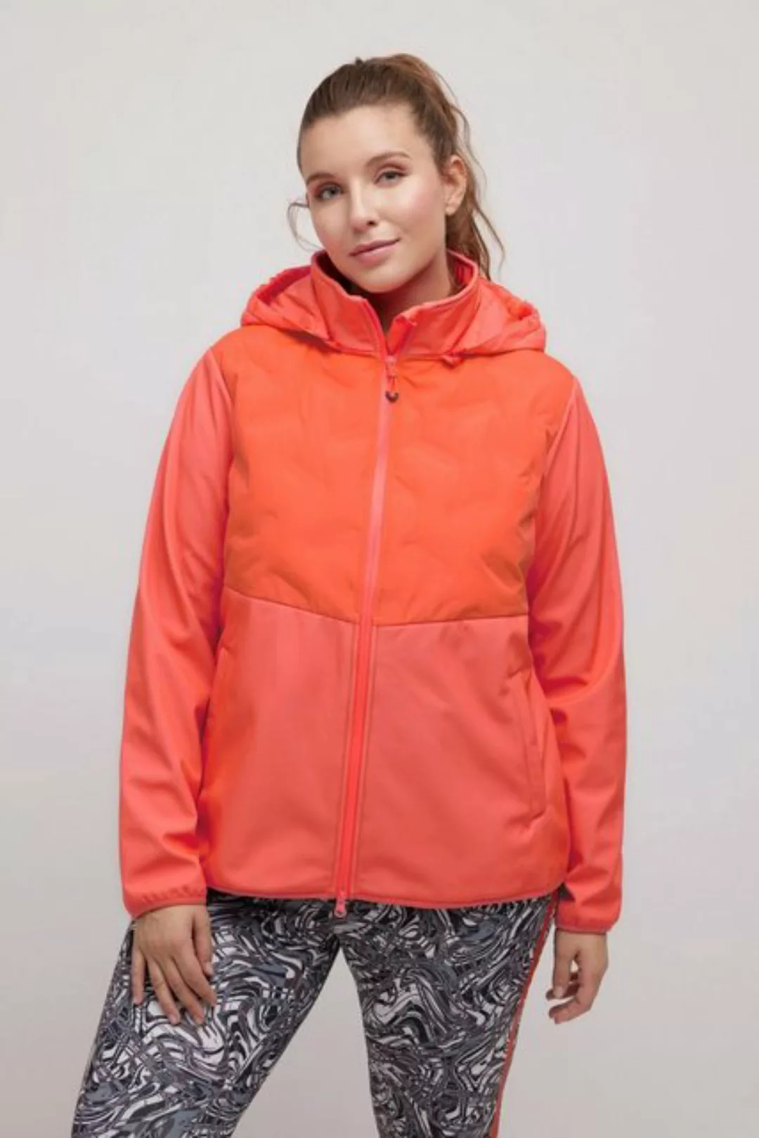 Ulla Popken Softshelljacke Funktions-Softshelljacke Steppeinsätze günstig online kaufen