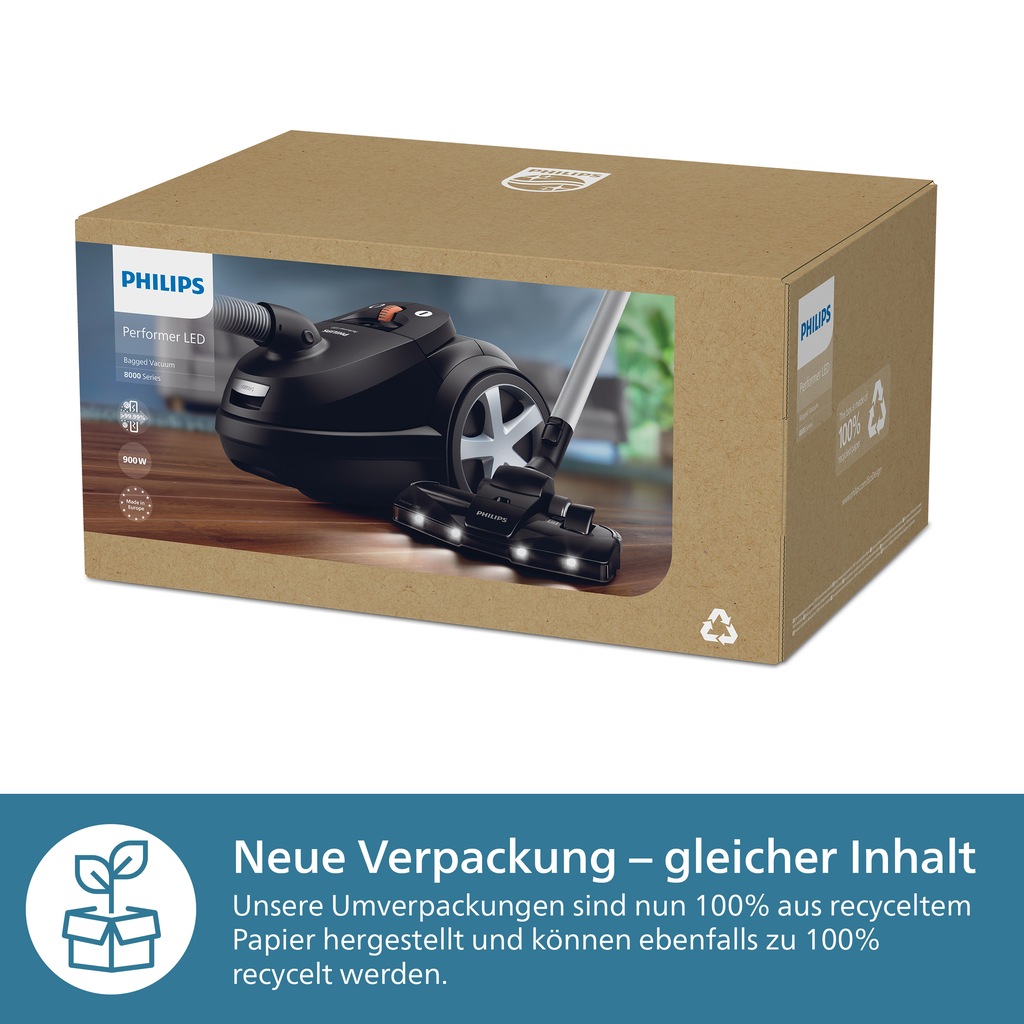 Philips Bodenstaubsauger »XD8122/10 8000 Serie, unser leistungsstärkster Al günstig online kaufen