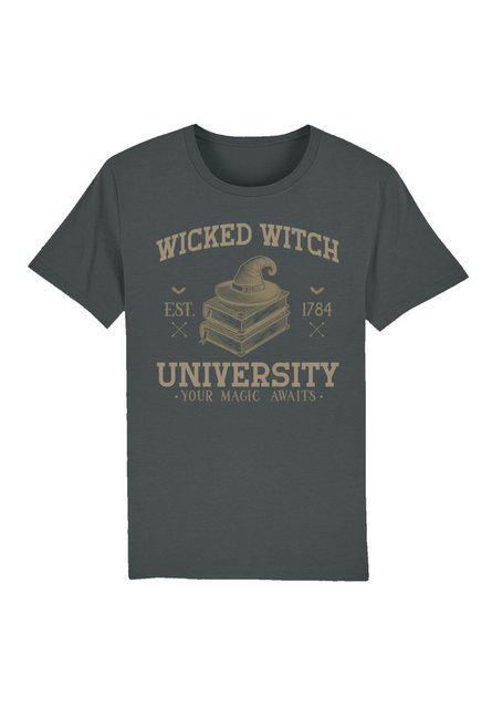 F4NT4STIC T-Shirt Halloween University Wicked witch Premium Qualität, Hallo günstig online kaufen