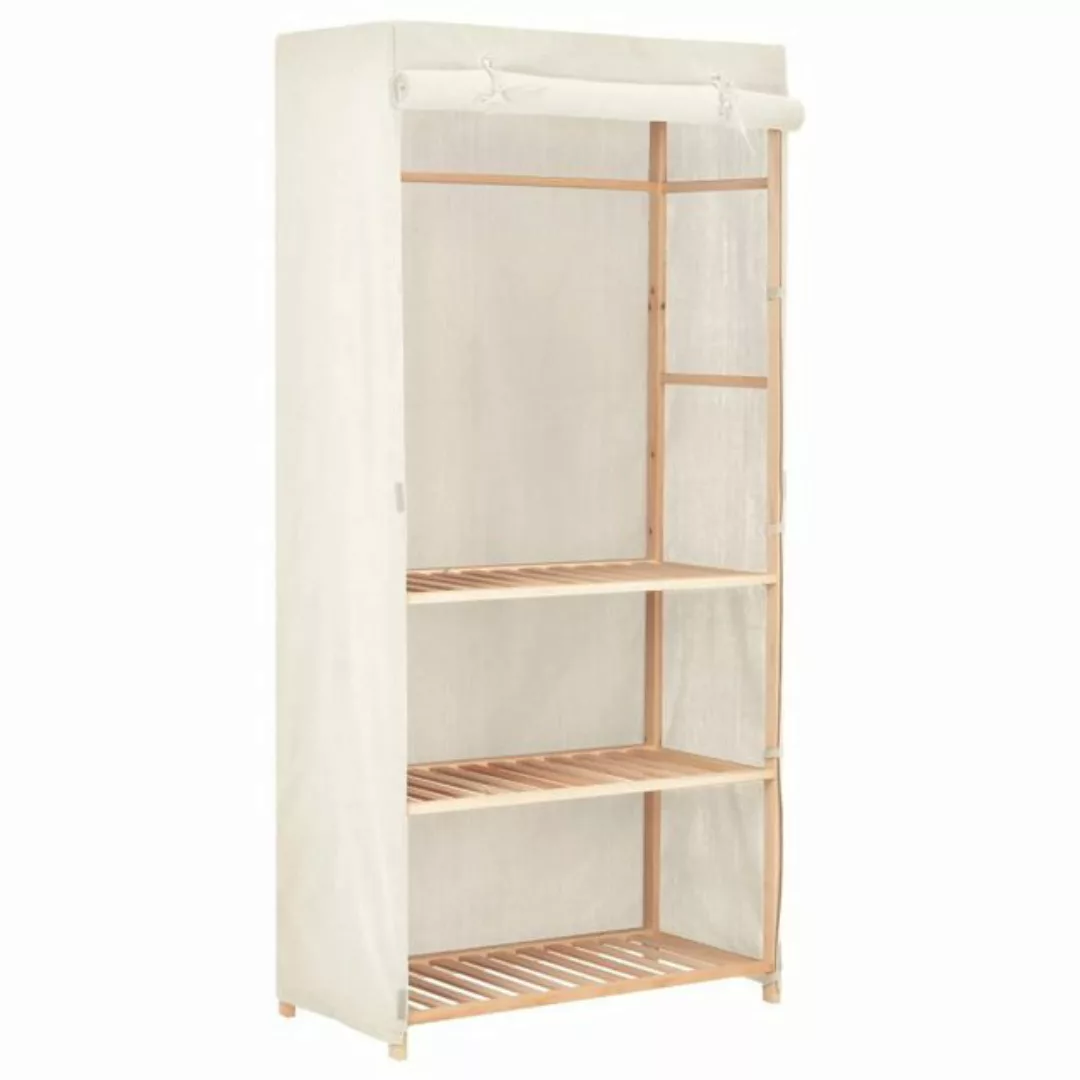 furnicato Kleiderschrank mit 3 Ebenen 79 x 40 x 170 cm günstig online kaufen