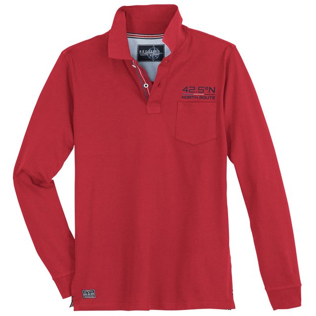 redfield Langarm-Poloshirt Redfield Langarm-Poloshirt XXL maritim 42.5°N ro günstig online kaufen