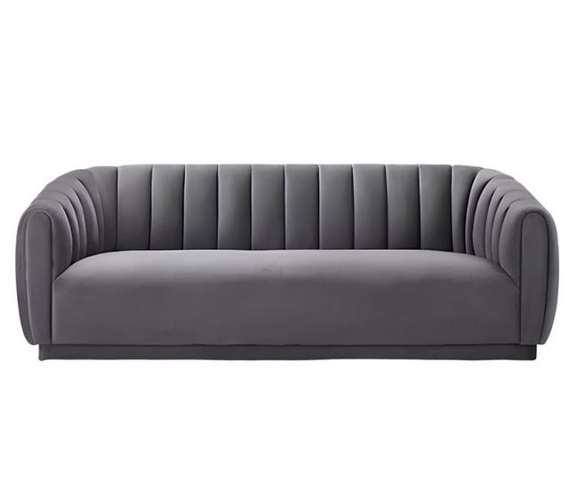 Xlmoebel Sofa Drei-Sitzer Polstercouch mit modernem Design aus Leder für da günstig online kaufen