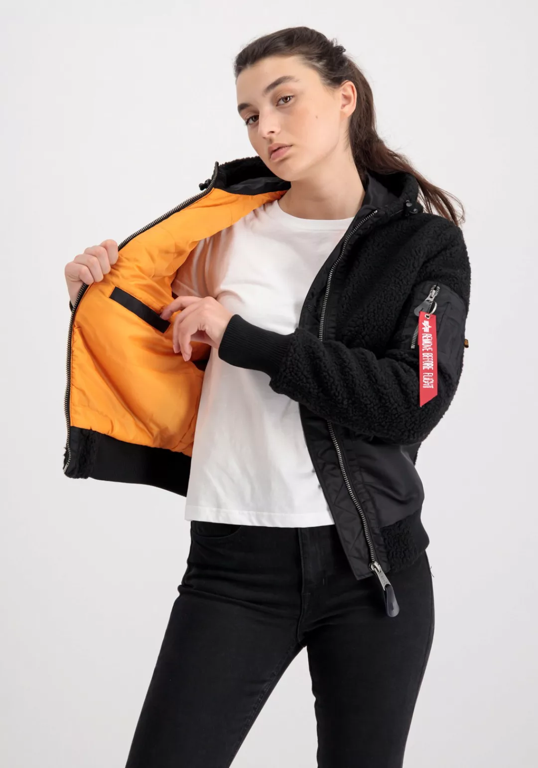 Alpha Industries Bomberjacke "Alpha Industries Women - Bomber Jackets Zip H günstig online kaufen