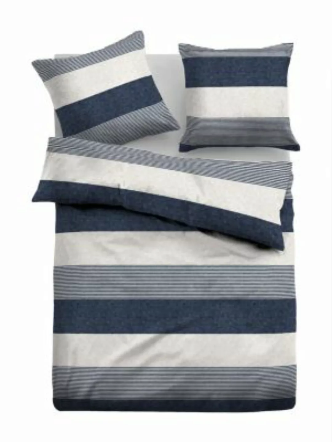 Tom Tailor Flanell Bettwäsche Gradual Stripes günstig online kaufen