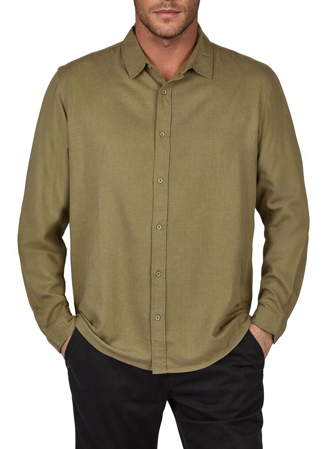 riverso Leinenhemd Herren Langarm Regular Fit RIVFabrizio günstig online kaufen