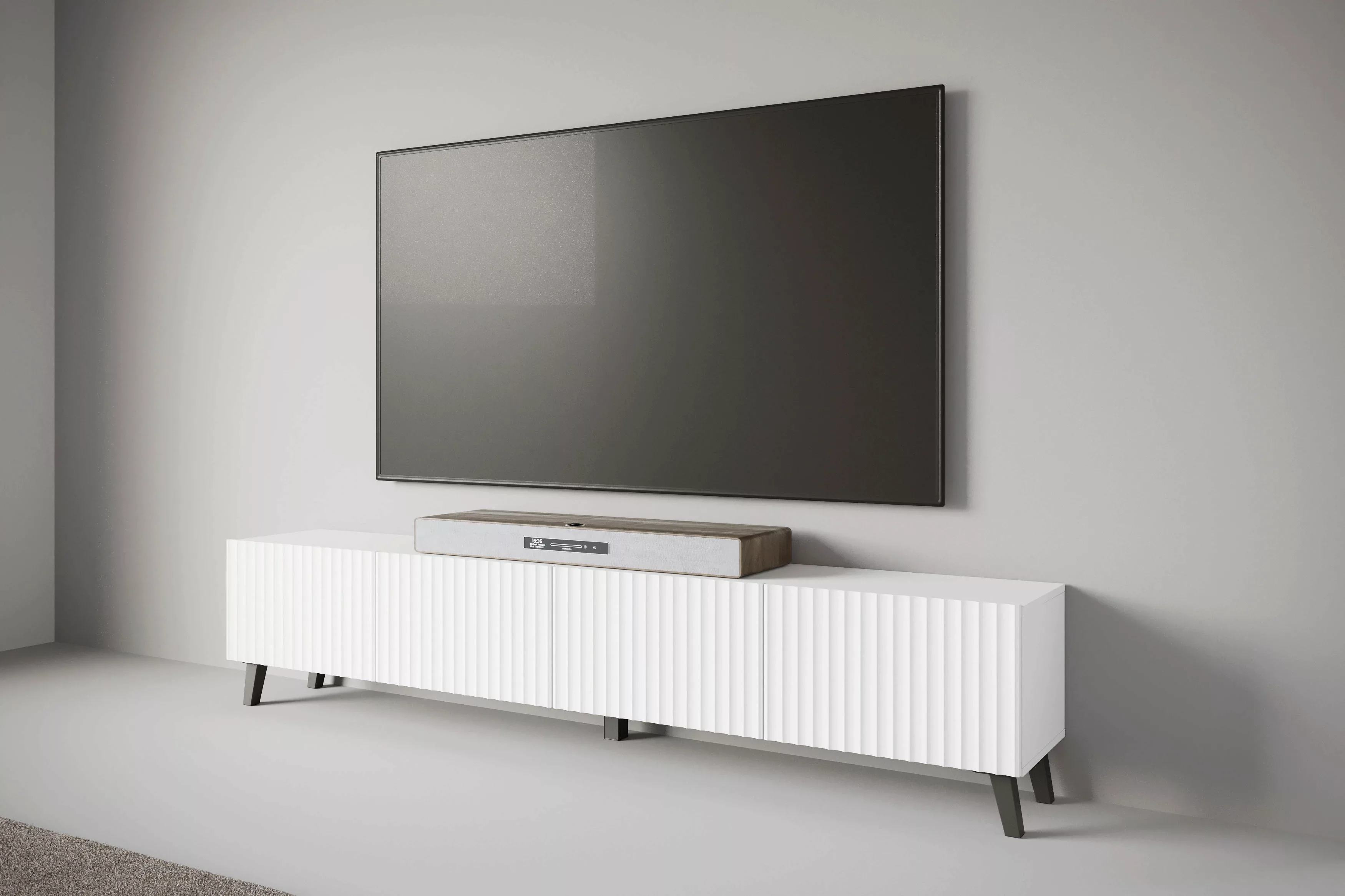 INOSIGN Sideboard "LOWBOARD PHUKET", (1 St.), TV-Board mit Strukturfront, T günstig online kaufen