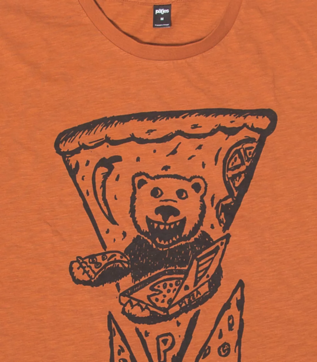 Peppo Pizza Bär - Päfjes Männer T-shirt - Fair Gehandelt Aus Baumwolle (Bio günstig online kaufen