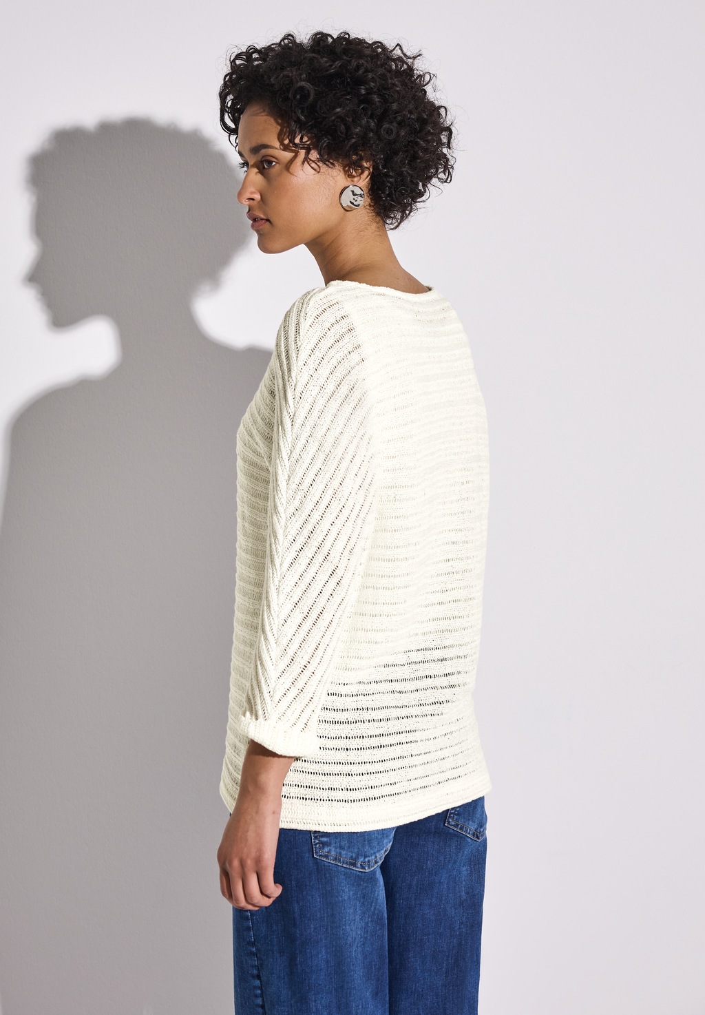 STREET ONE 3/4-Arm-Shirt, mit U-Boot-Ausschnitt günstig online kaufen