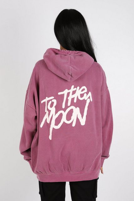 Worldclassca Hoodie Worldclassca Oversized Hoodie Print TO THE MOON Kapuzen günstig online kaufen