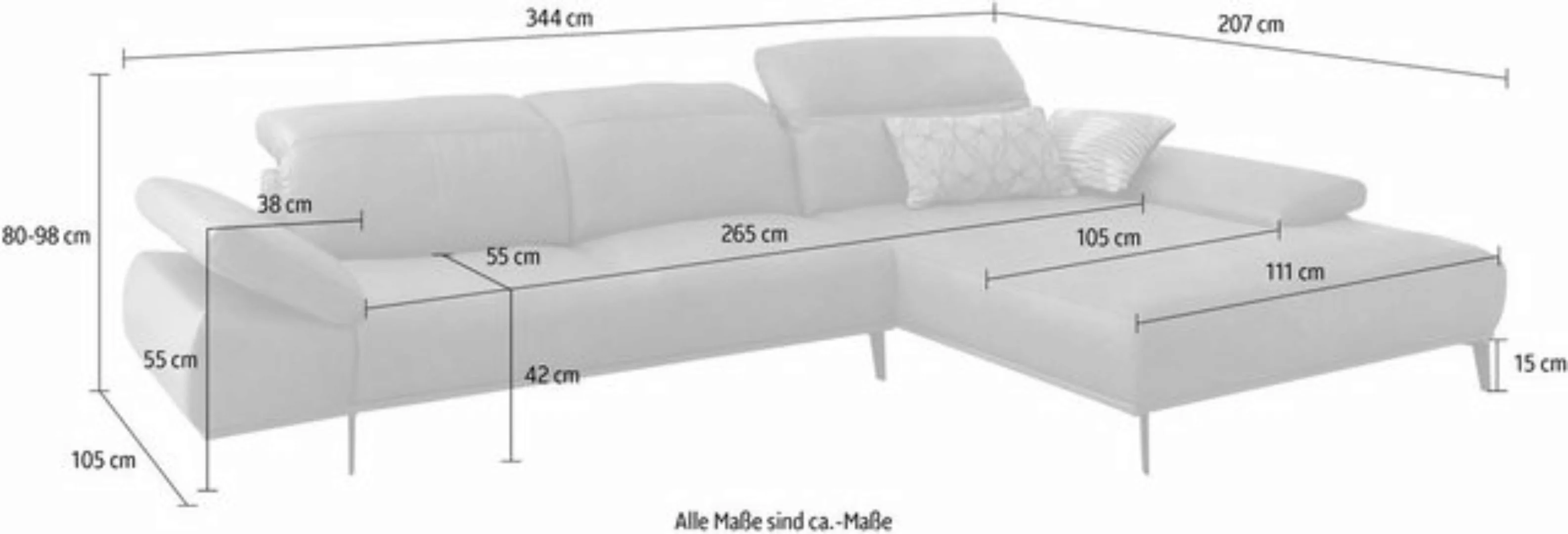 W.SCHILLIG Ecksofa "levi" günstig online kaufen