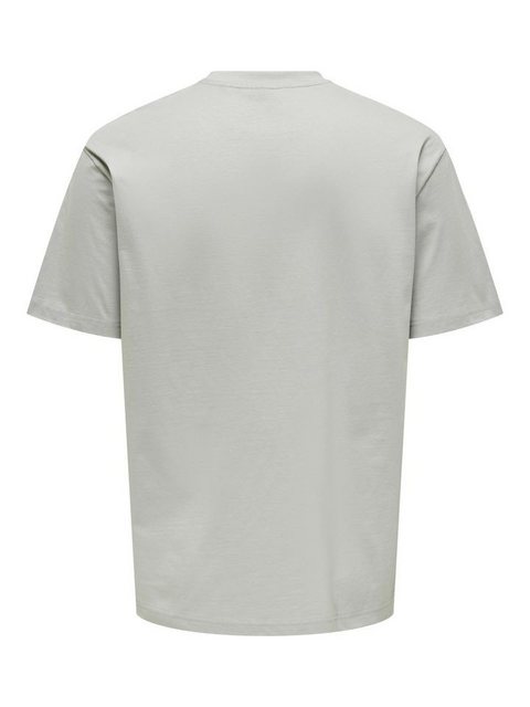 ONLY & SONS T-Shirt - oversize kurzarm Shirt - Basic T-Shirt einfarbig - un günstig online kaufen