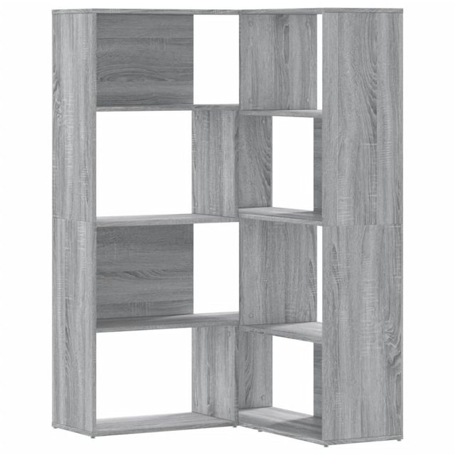 vidaXL Bücherregal Eck-Bücherregal 4 Etagen Grau Sonoma 85x85x140 cm Holzwe günstig online kaufen