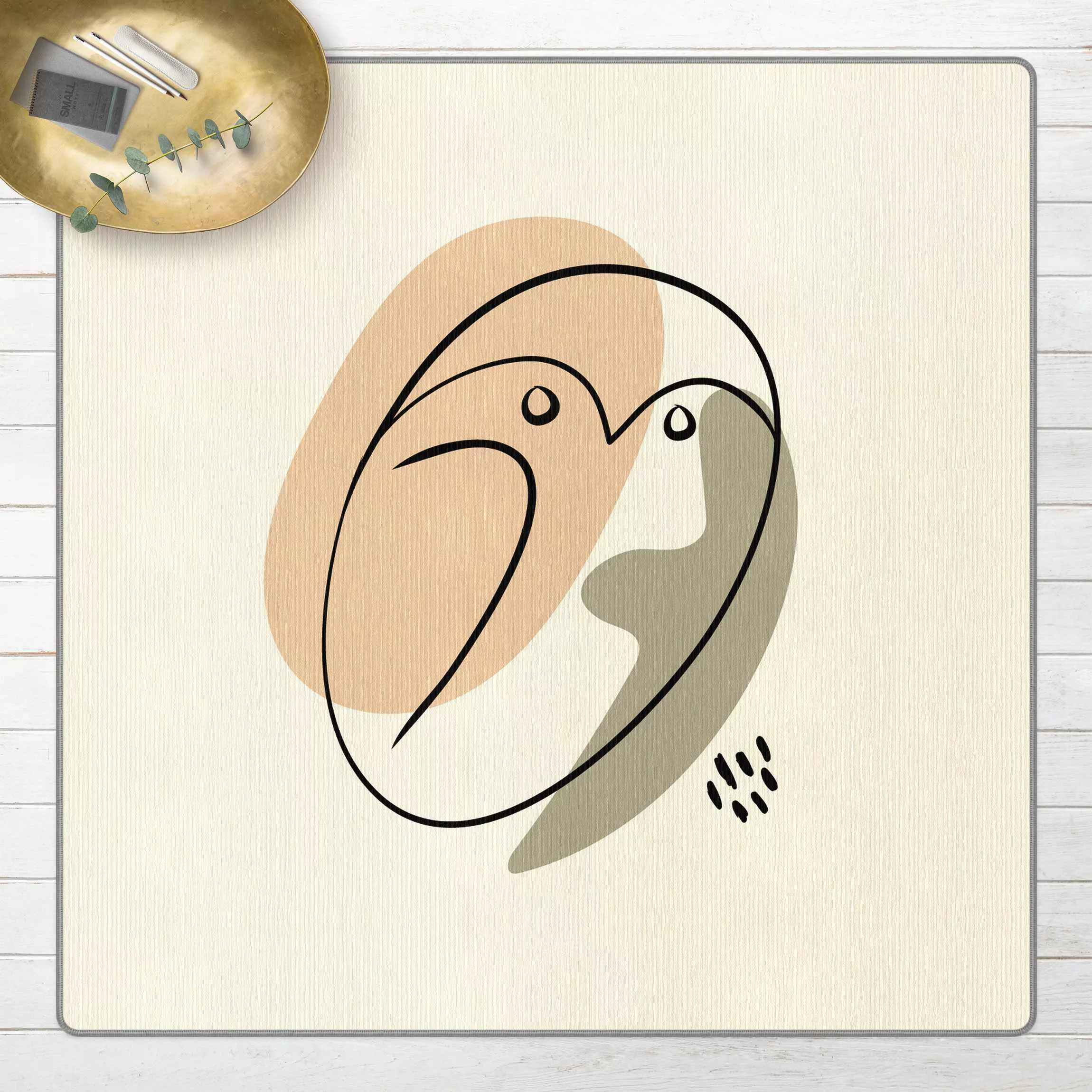 Teppich Picasso Interpretation - Die Eule günstig online kaufen