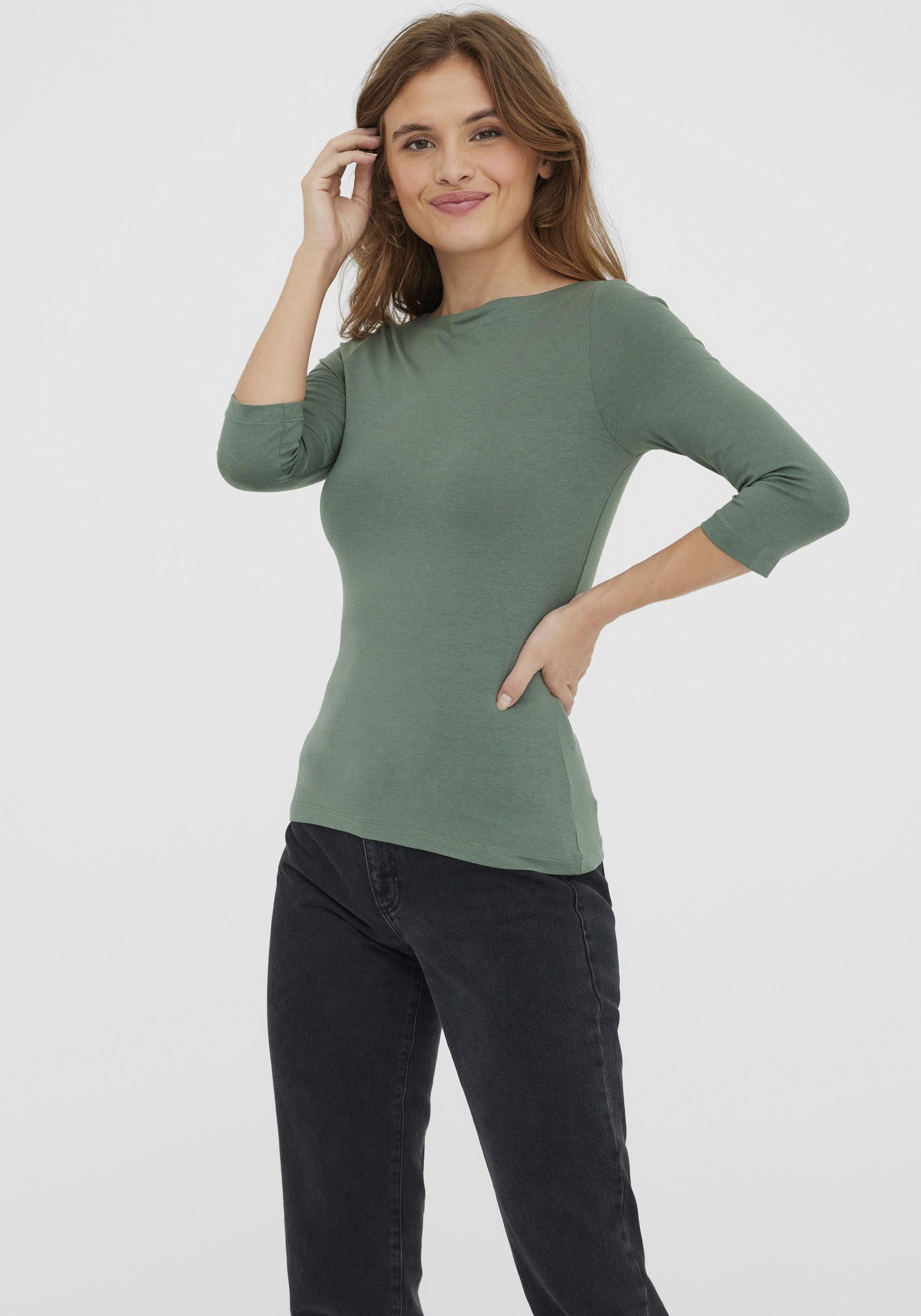 Vero Moda Damen Langarmhirt VMPANDA - Regular Fit günstig online kaufen