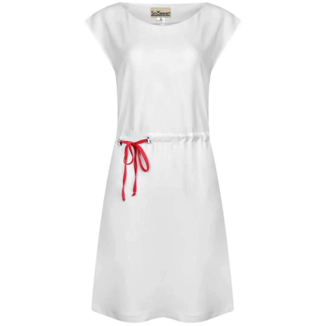 Kurzes Kleid Mit Bändern Schwarz Oder Weiß Tencel günstig online kaufen