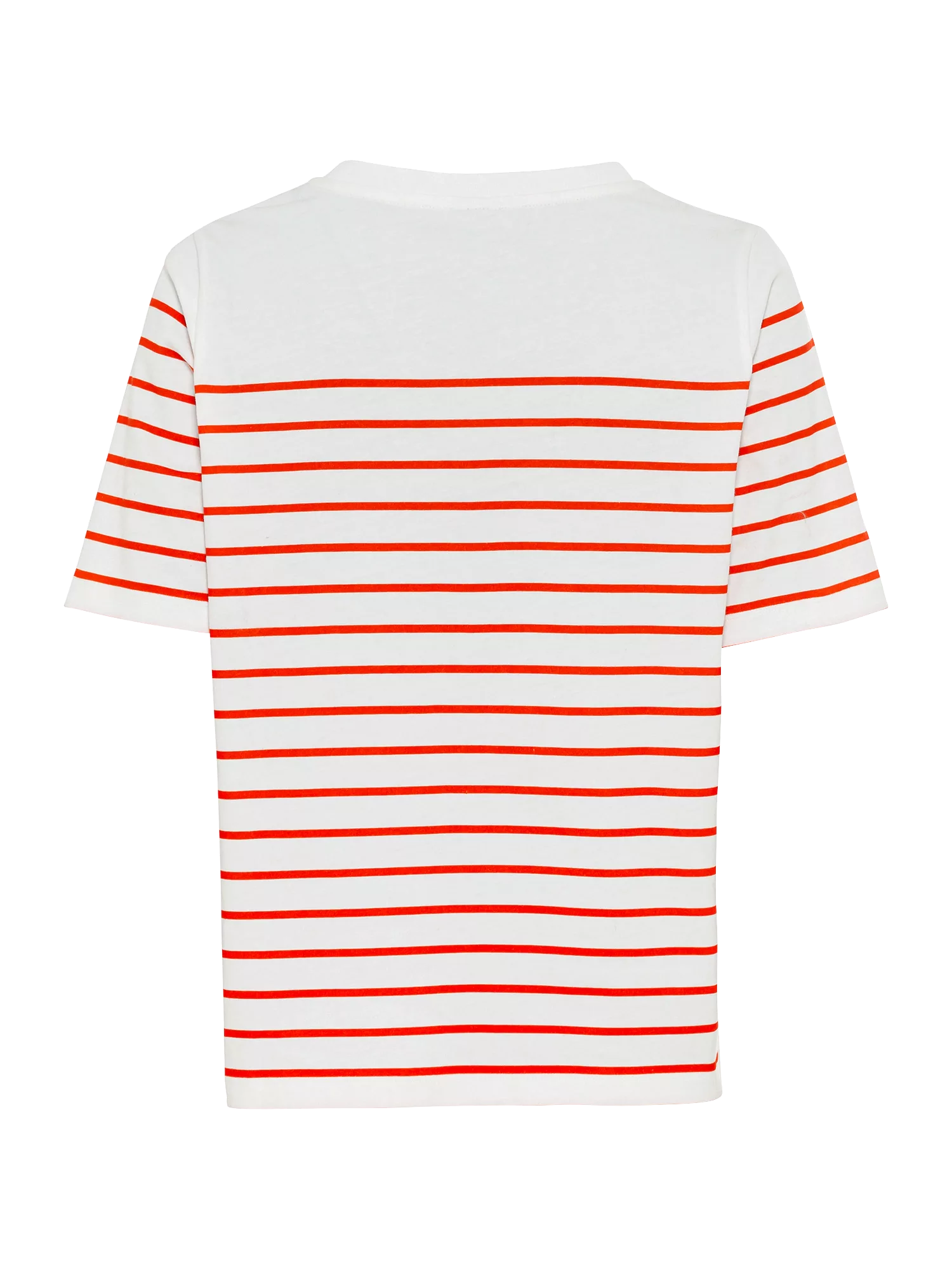 LASCANA T-Shirt mit Streifen, Kurzarmshirt aus Baumwolle, schlanke Optik, B günstig online kaufen