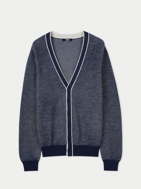 GOBI Cashmere Strickjacke Jaquard-Cardigan aus Kaschmir und Seide günstig online kaufen