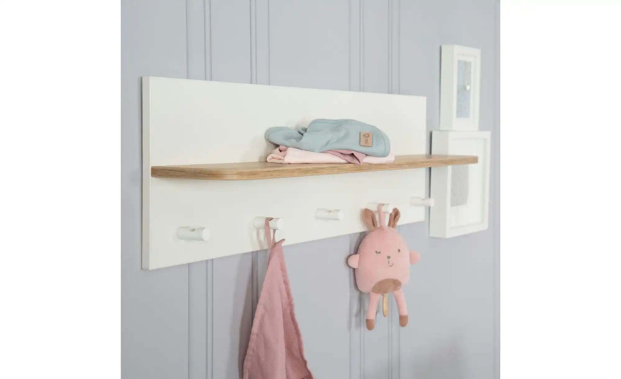 Roba Wandgarderobe Ava   ¦ weiß ¦ Maße (cm): B: 90 H: 29 Garderoben & Kleid günstig online kaufen