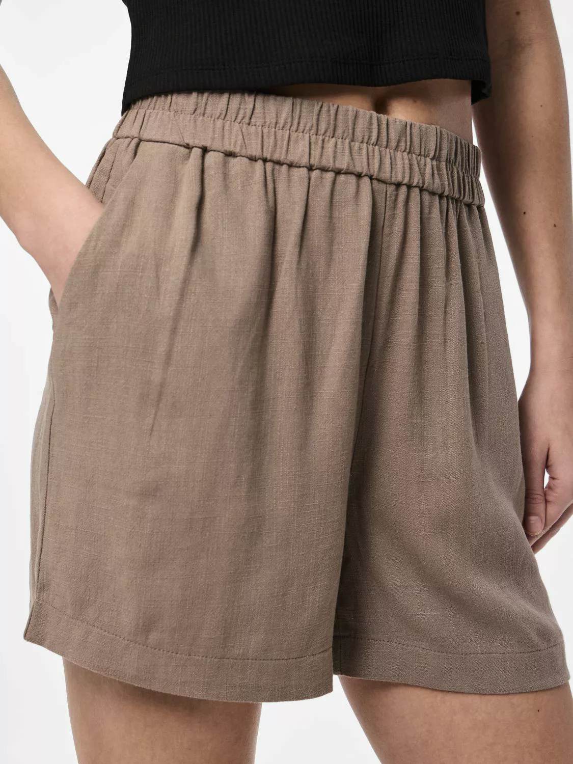 pieces Shorts "PCVINSTY HW LINEN SHORTS NOOS BC" günstig online kaufen