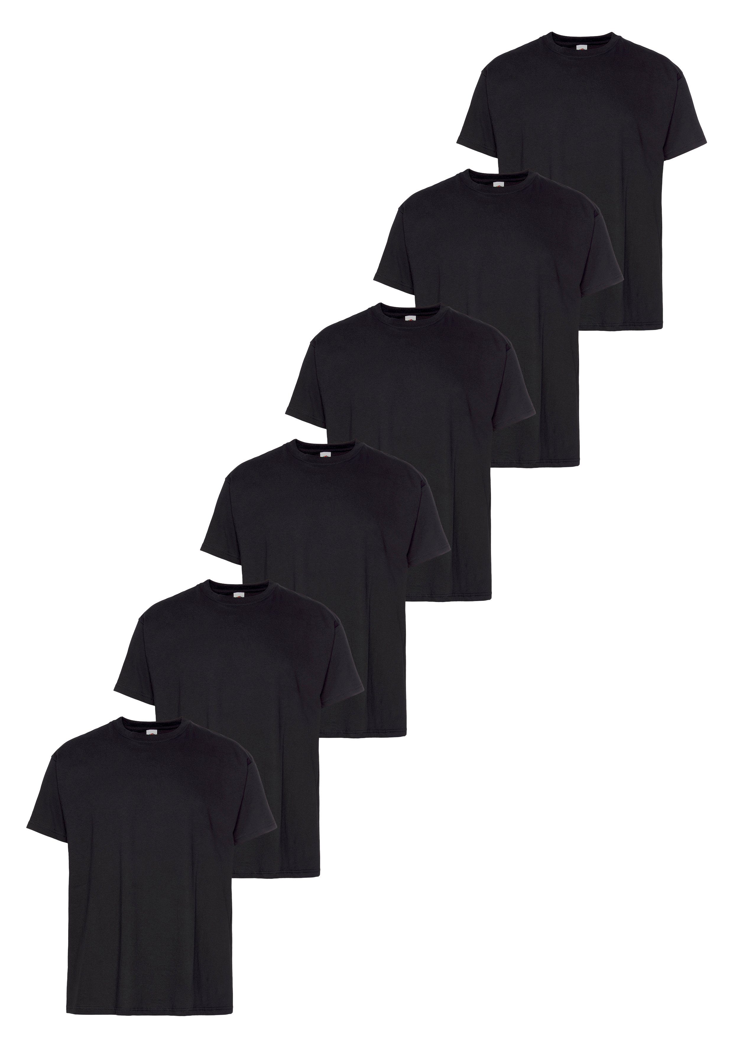 Fruit of the Loom T-Shirt, sechs günstig online kaufen