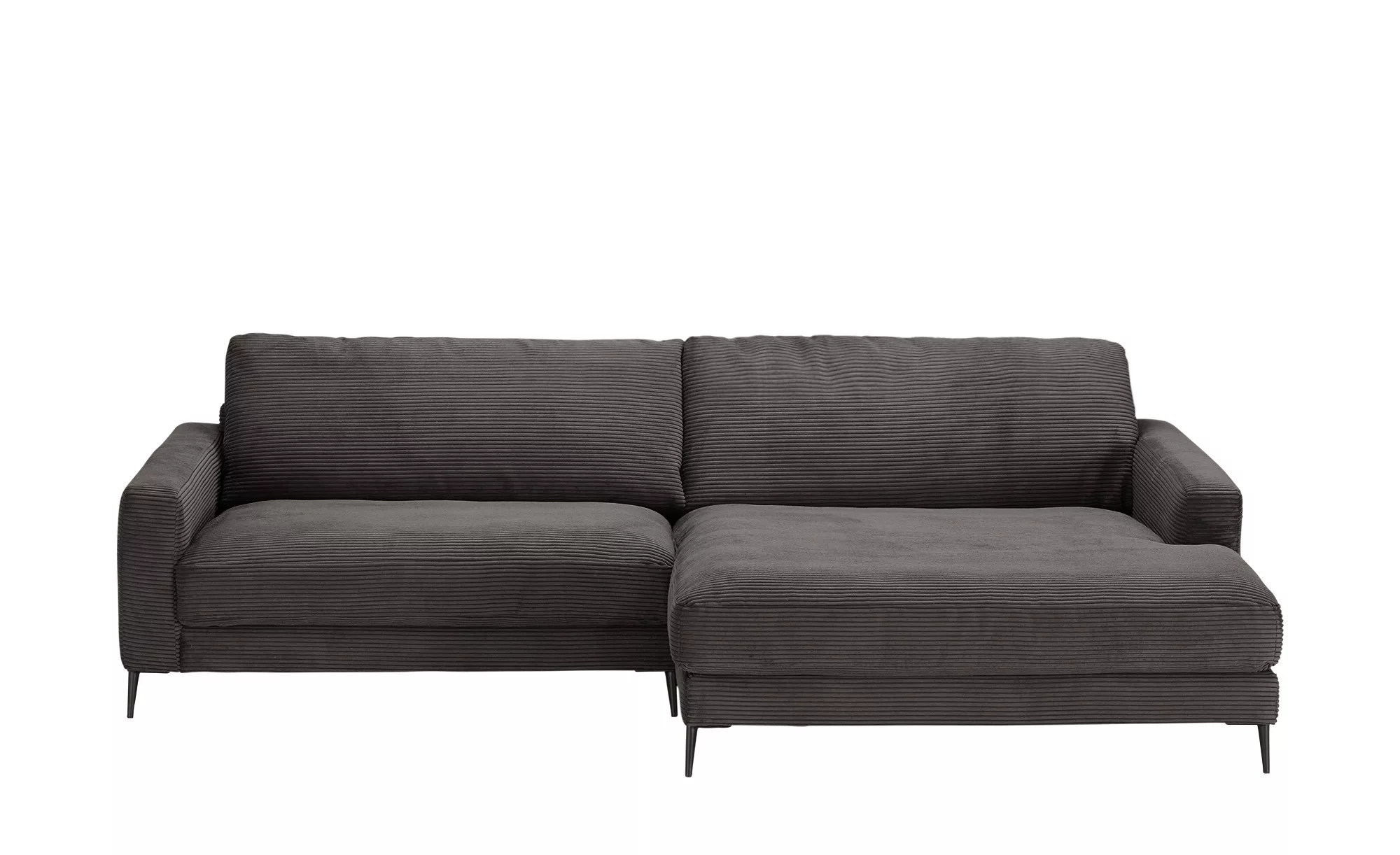 VIVA Cord-Sofa  Dopa ¦ grau ¦ Maße (cm): B: 272 H: 84 T: 190 Polstermöbel > günstig online kaufen