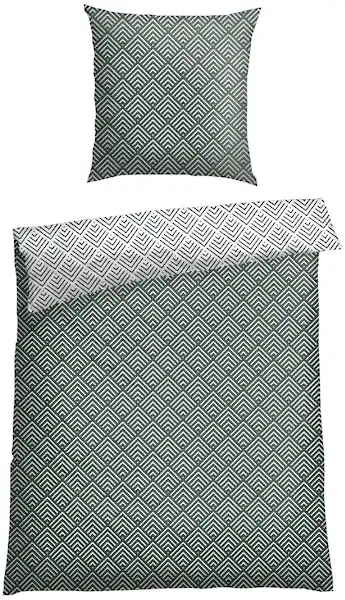 Schiesser Bettwäsche »Mabel aus weicher Baumwolle mit abstraktem Muster«, ( günstig online kaufen