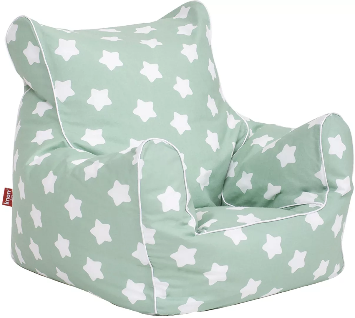 Knorrtoys® Sitzsack »Green White Stars« günstig online kaufen