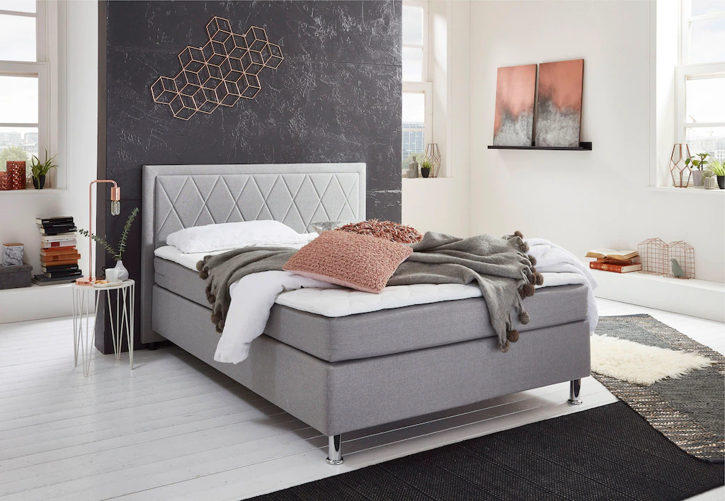 ATLANTIC home collection Boxbett "Helen", Tonnentaschenfederkern-Matratze u günstig online kaufen