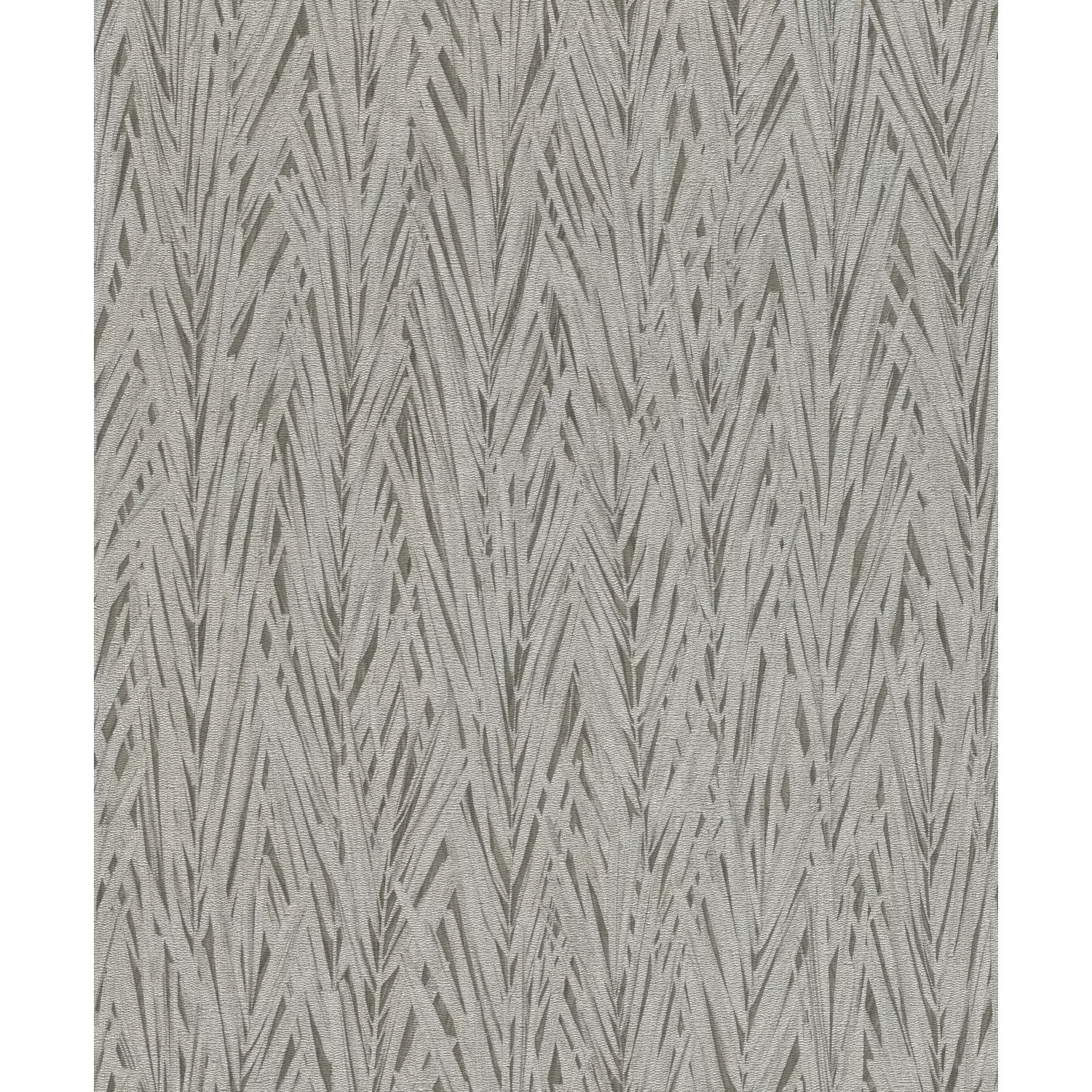 Rasch Vliestapete Composition 554144 Palmenblätter Silber 10,05 mx0,53m günstig online kaufen