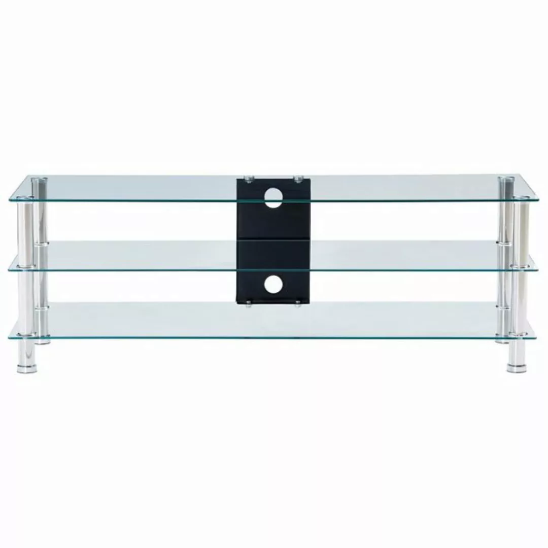 Tv-tisch Transparent 120 X 40 X 40 Cm Gehärtetes Glas günstig online kaufen