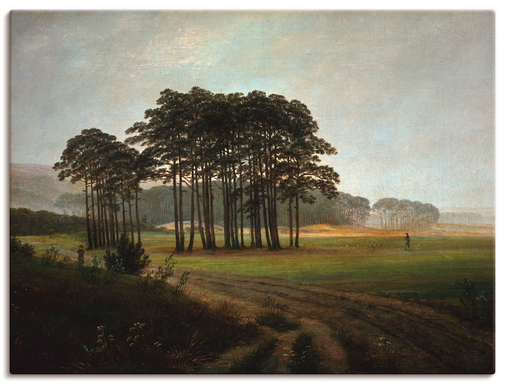 Artland Leinwandbild »Der Mittag, um 1822«, Wiesen & Bäume, (1 St.), auf Ke günstig online kaufen