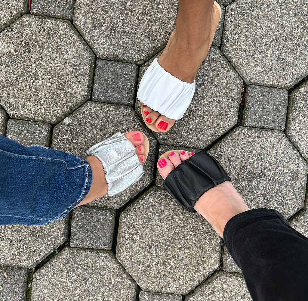 Softclox RUTH Nappa schwarz (hazelnut) Pantolette günstig online kaufen