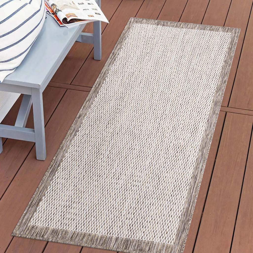 Carpet City Teppich »Outdoor 470«, rechteckig, 5 mm Höhe, UV-beständig, Fla günstig online kaufen