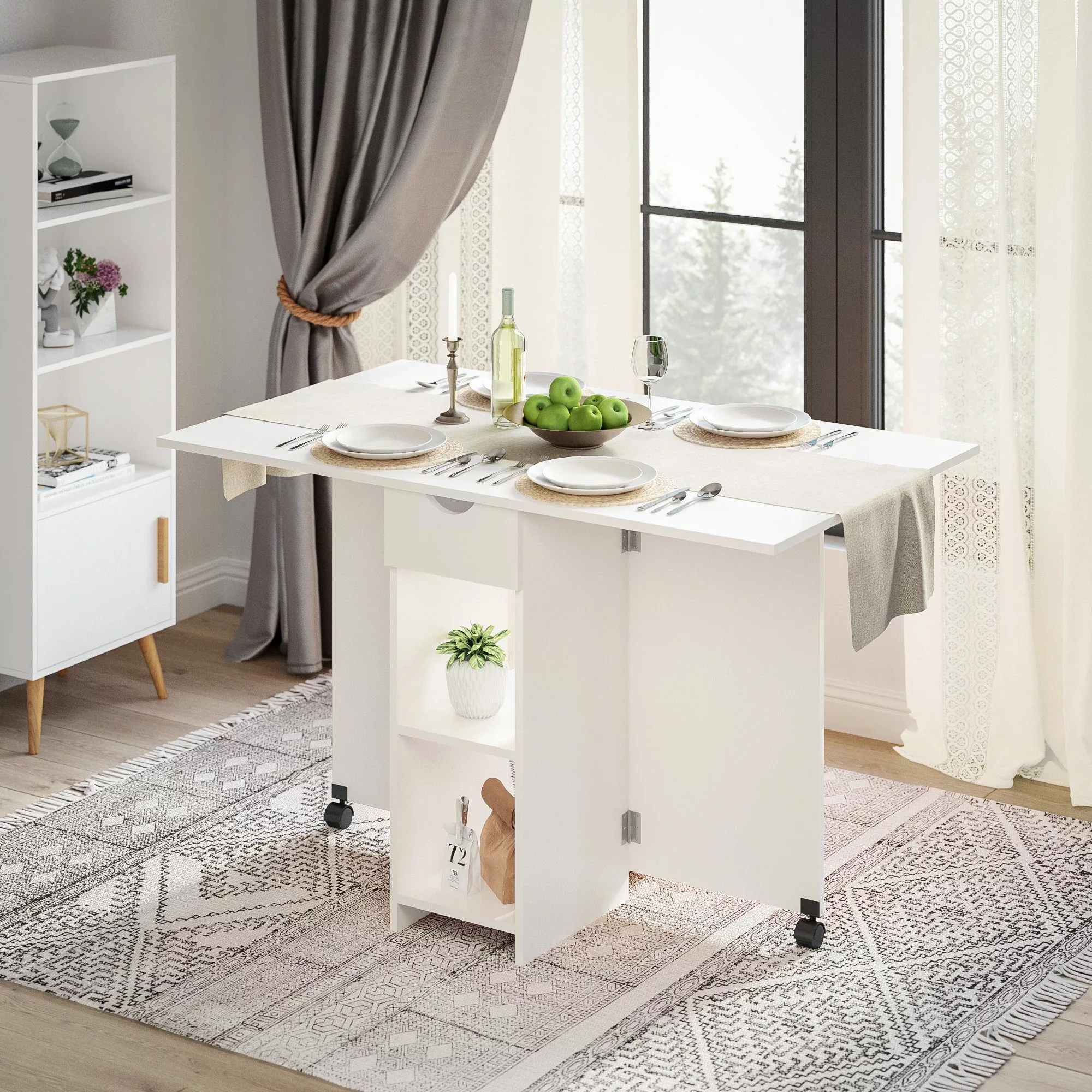 Mondeer Esstisch Klappbarer Esstisch, mit 1 günstig online kaufen