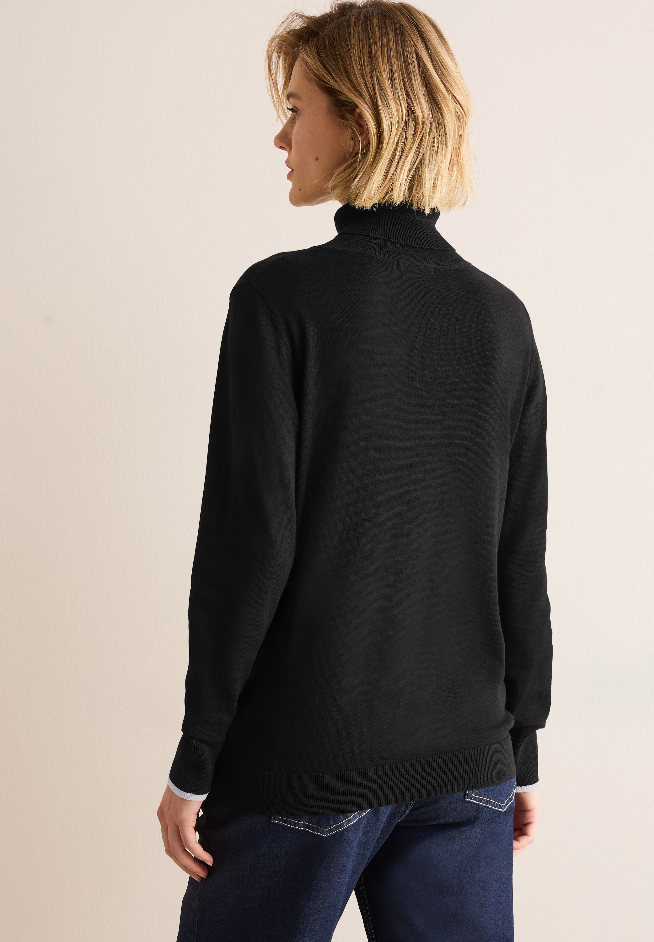 Cecil Rollkragenpullover, aus Baumwolle mit Stretchanteil günstig online kaufen