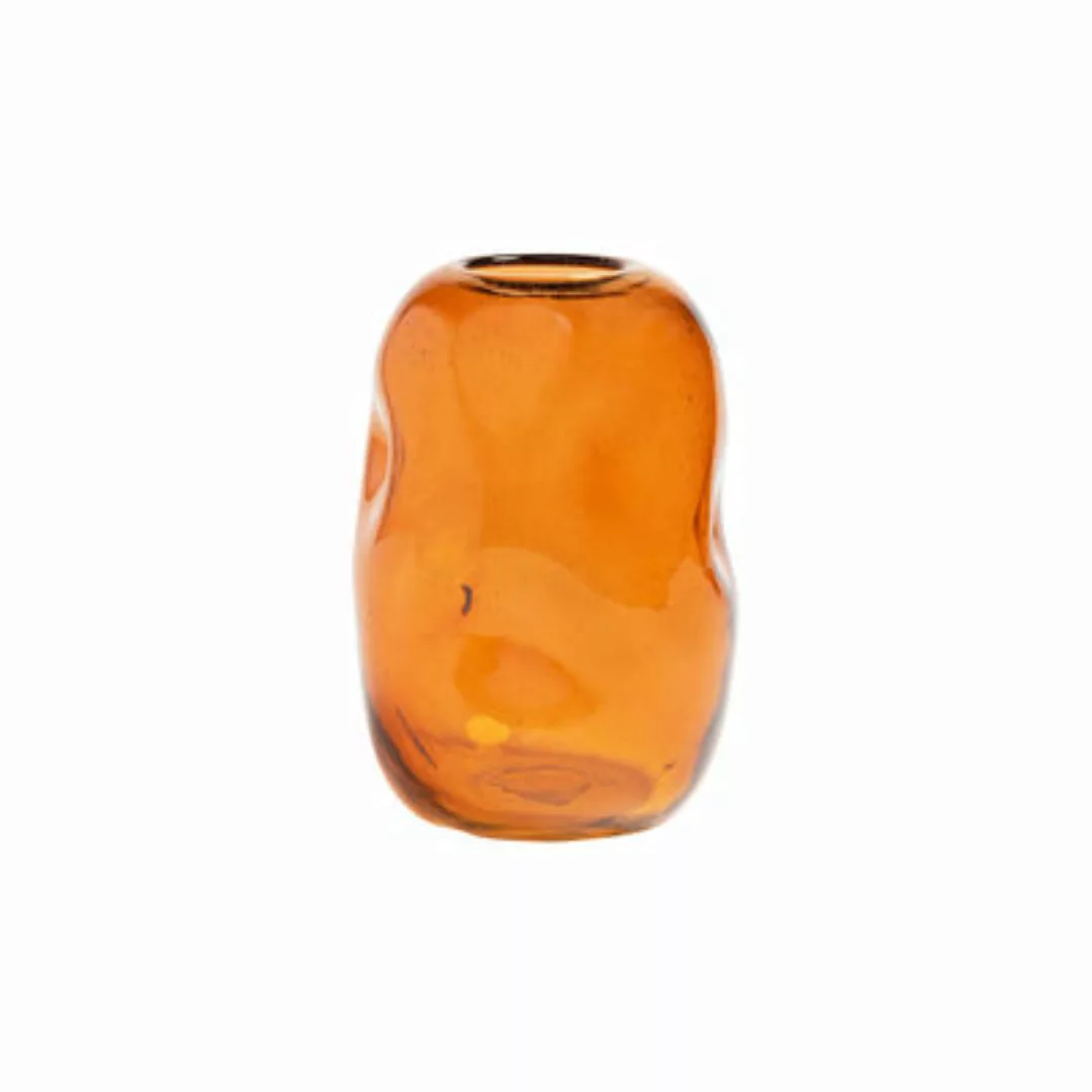 Vase Bubble glas orange / Recycling-Glas - Ø 13 x H 22 cm - & klevering - O günstig online kaufen
