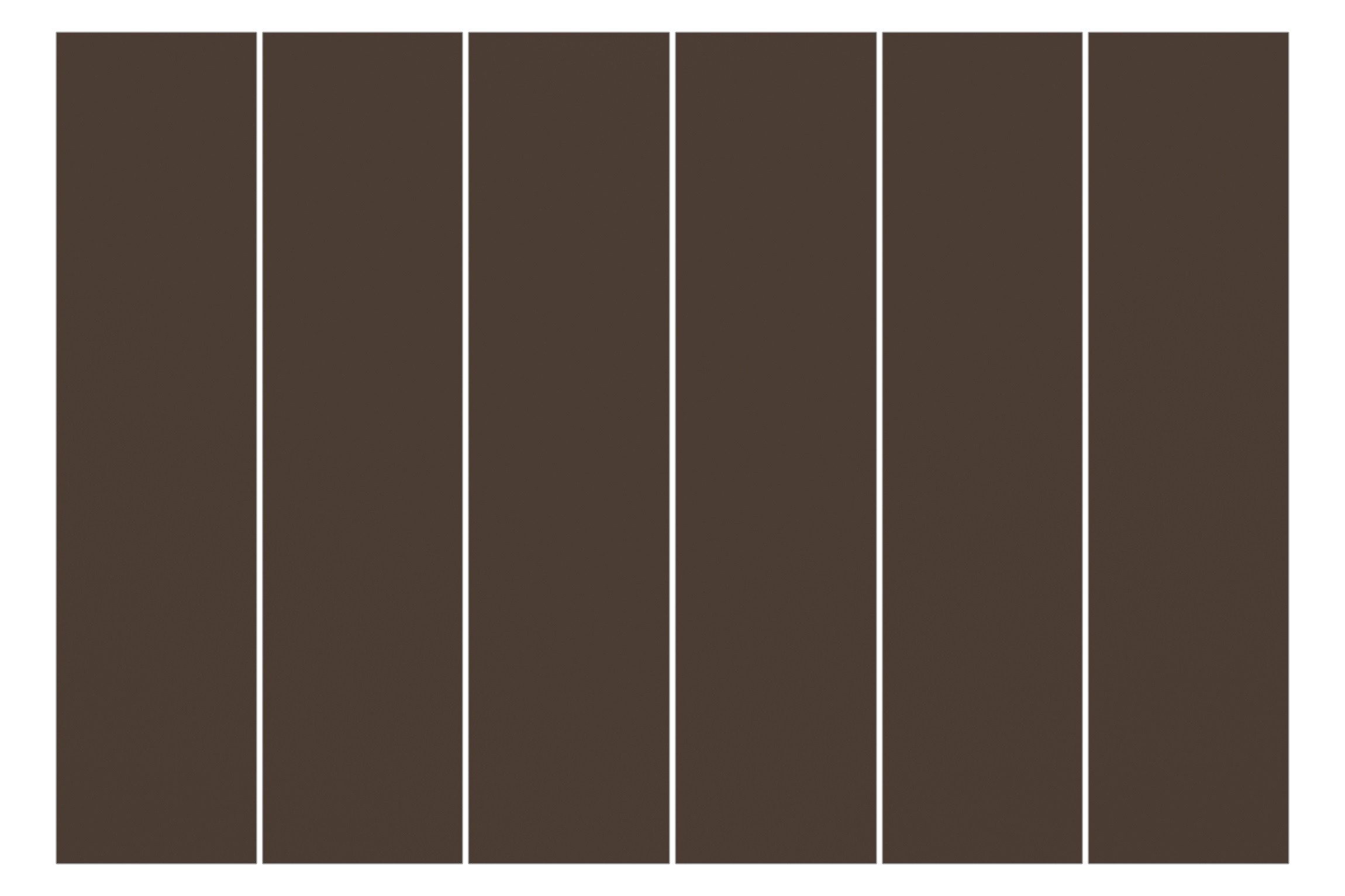Bilderdepot24 Schiebegardine modern Flächenvorhang blickdicht Cacao, günstig online kaufen