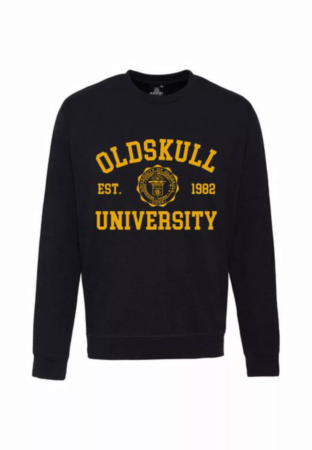 Oldskull Sweatshirt Retro University Logo Graphic günstig online kaufen