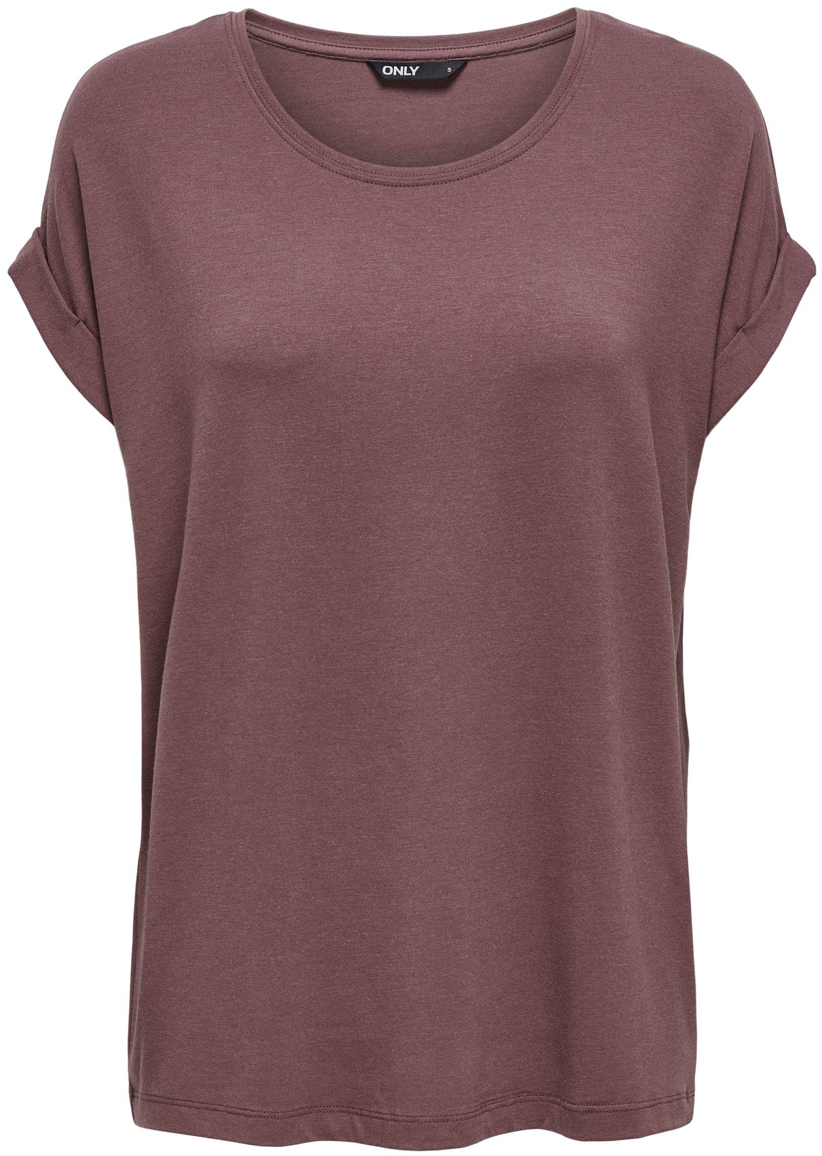 ONLY T-Shirt ONLMOSTER S/S O-NECK TOP NOOS JRS mit Aufschlag am Arm günstig online kaufen